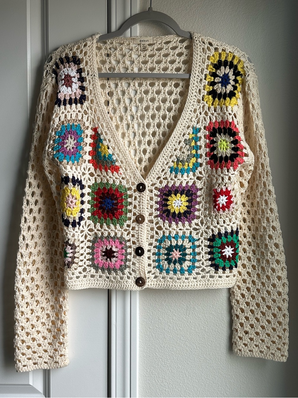Crochet Patchwork Cardigan
